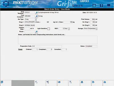 Grifols Gri-fill 4.0 Arayüz